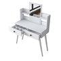 Hanah Home BJ102 - 2232 Mesa de Maquillaje Blanca con Espejo